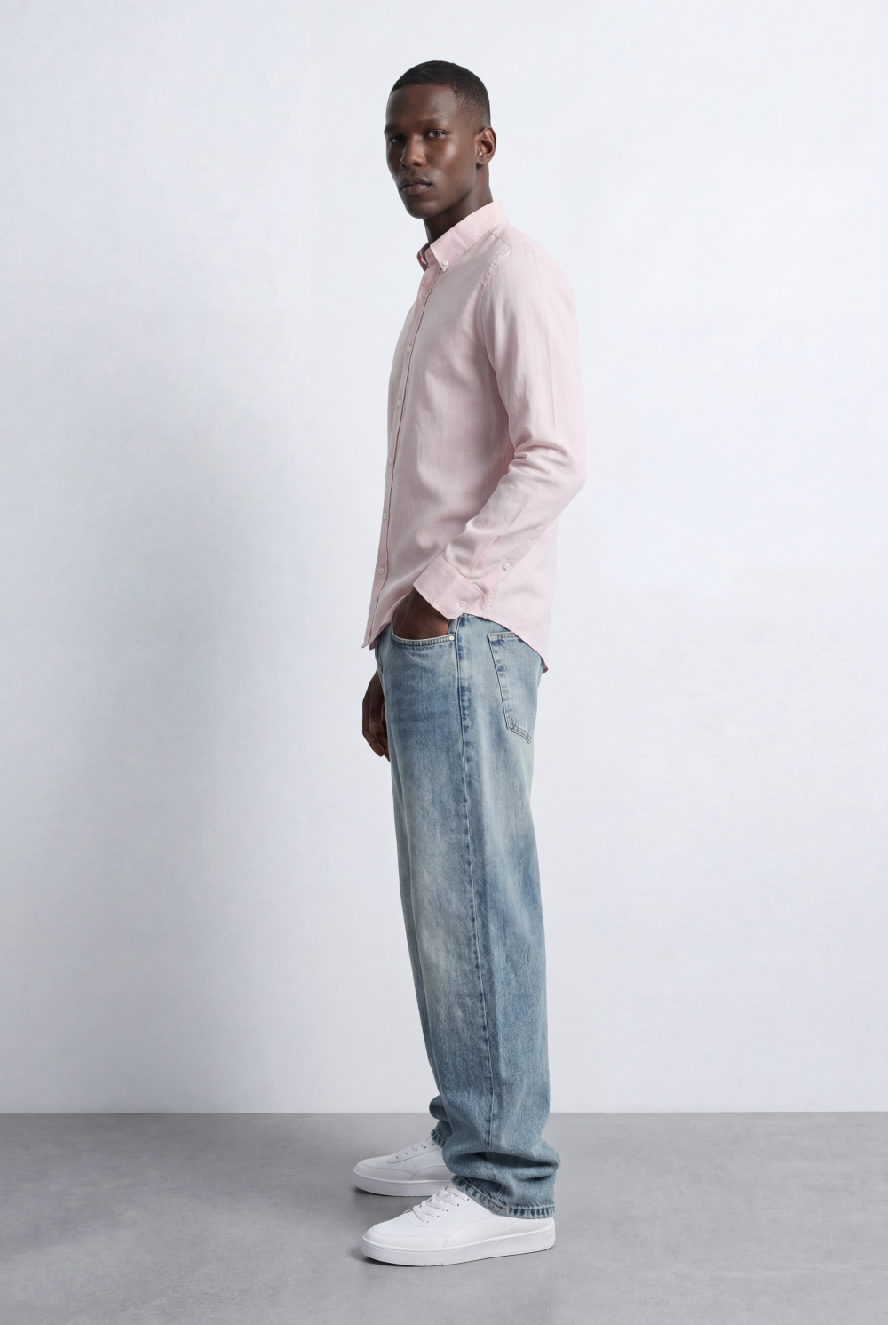 Men’s Smart Casual Shirt Tailored Slim Fit