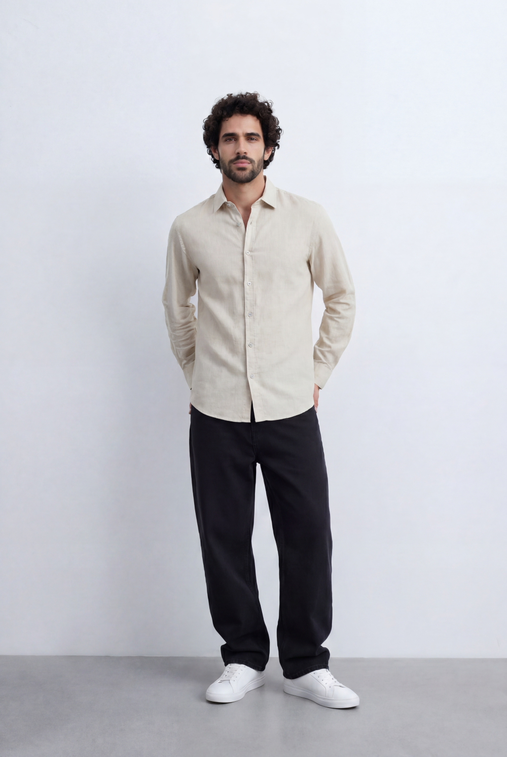 Men’s Smart Casual Shirt Tailored Slim Fit