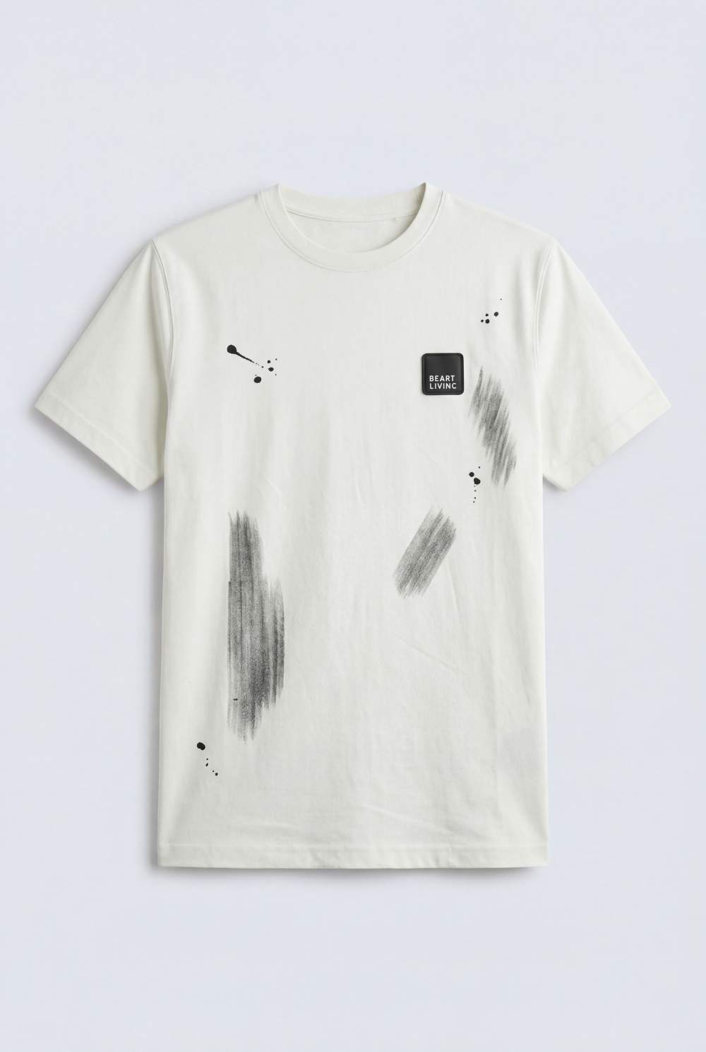 Men’s Graphic Bold Typography Back Slim Fit T-Shirt