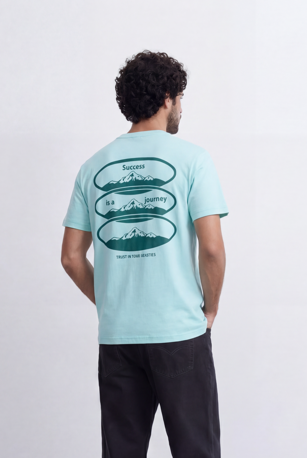 Men’s Graphic T-Shirt Mountain Inspired Artwork