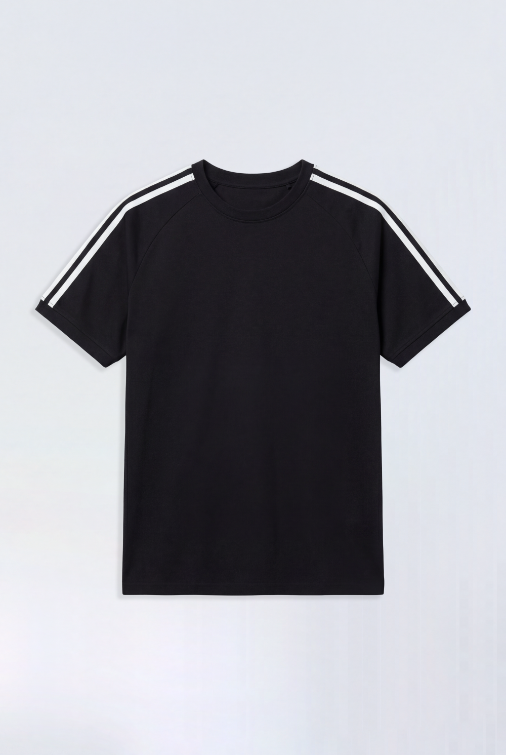 Men’s Dual Shoulder Stripe Detail Oversized T-Shirt