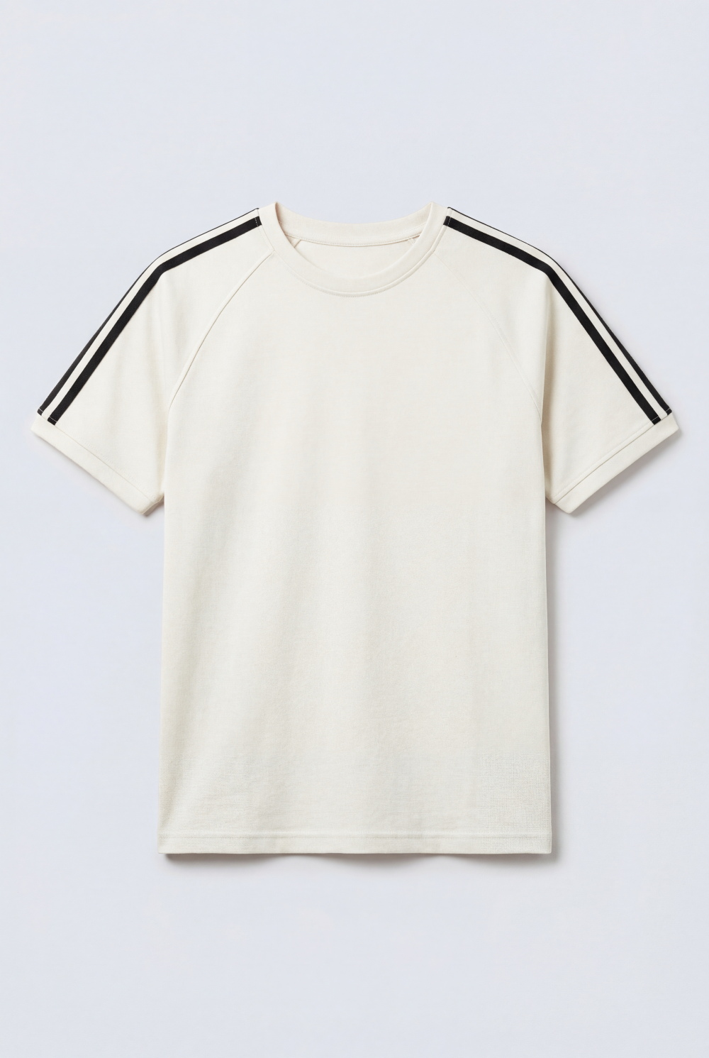 Men’s Dual Shoulder Stripe Detail Oversized T-Shirt