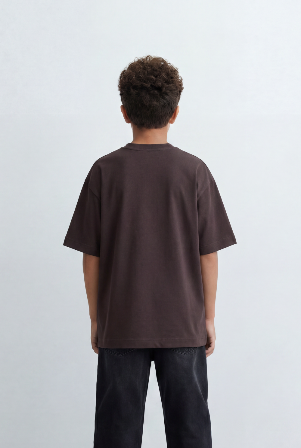 Boy's Oversized Graphic T-Shirt Bold Front Artwork