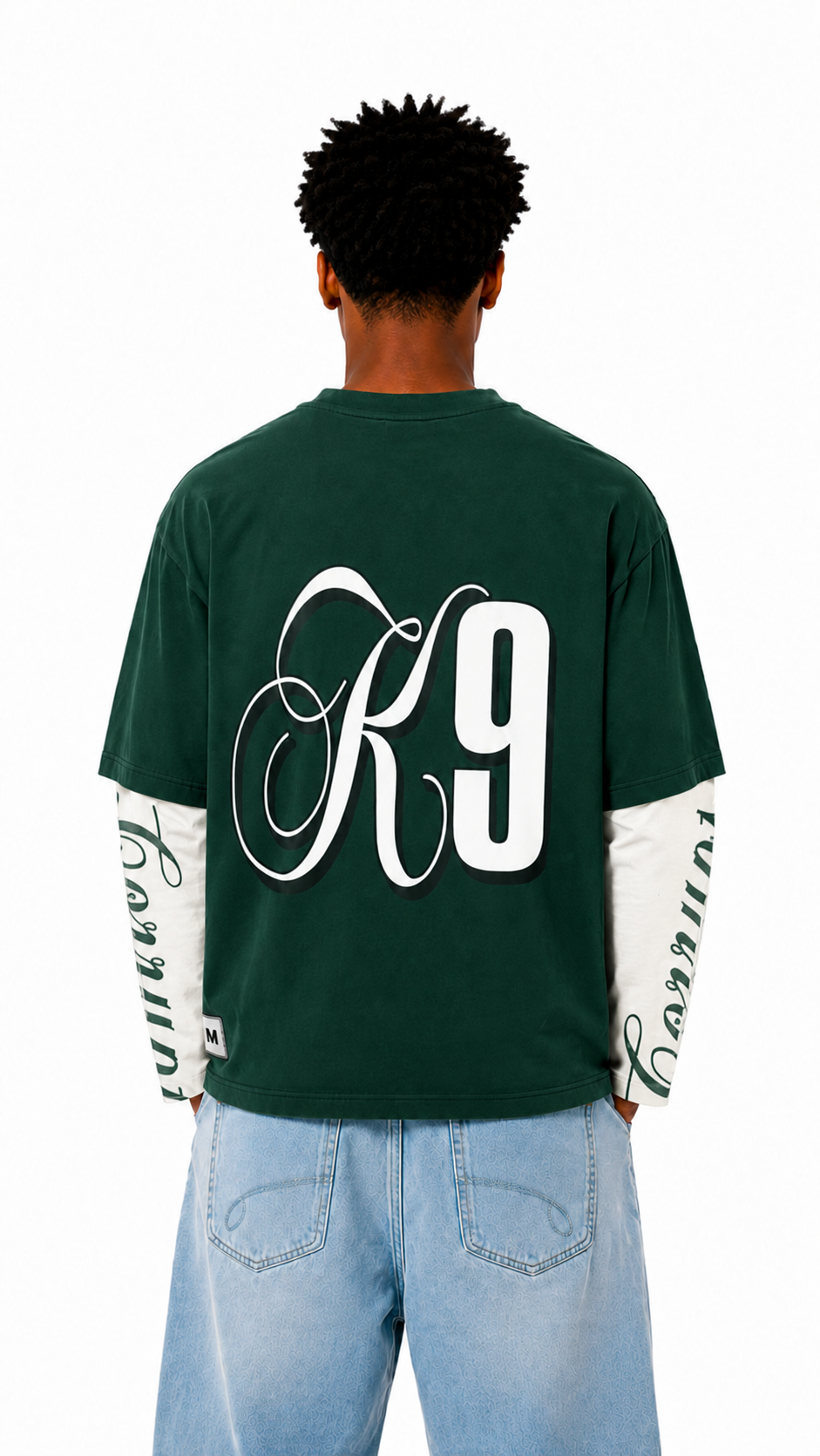 Tomatos Men's Layered K9 Graphic Tee | Long Sleeve Shirt