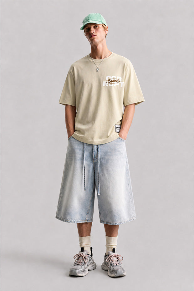 Tomatos Men's Oversized Canine Graphic Tee