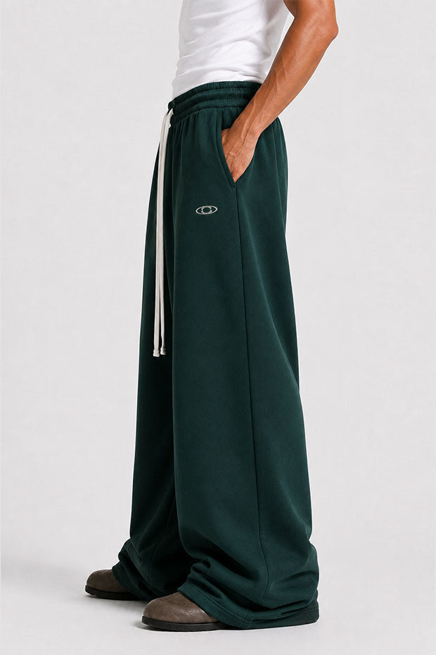 Tomatos Men's Wide-Leg Sweatpants | Oversized Fleece Pants