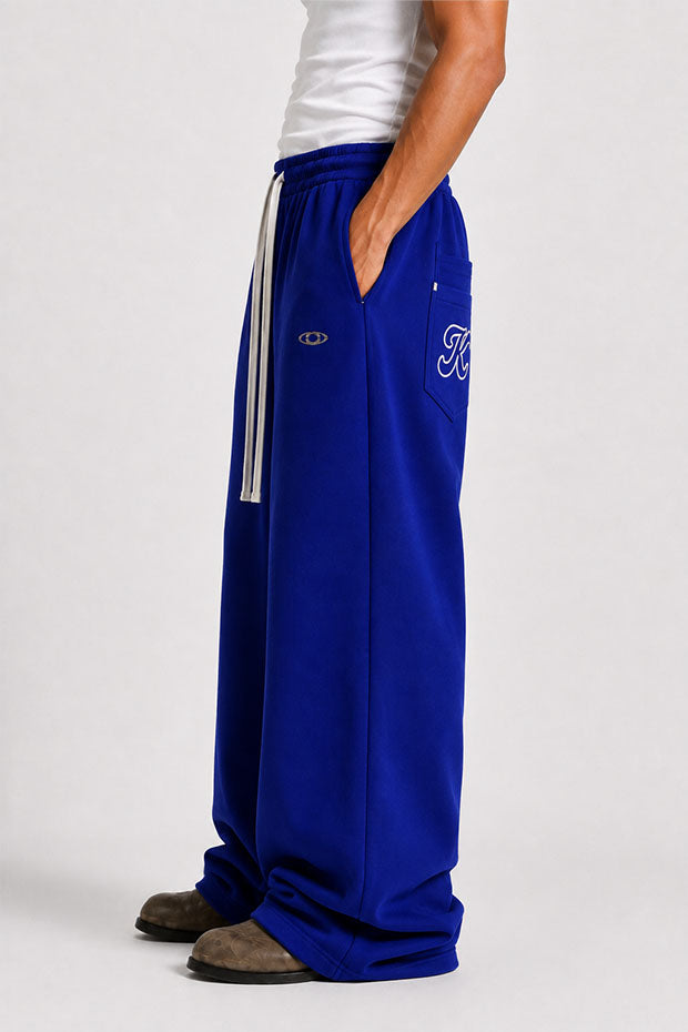 Tomatos Men's Wide-Leg Sweatpants | Oversized Fleece Pants