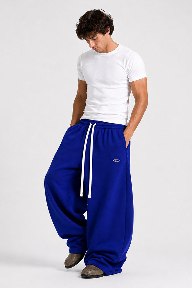 Tomatos Men's Wide-Leg Sweatpants | Oversized Fleece Pants