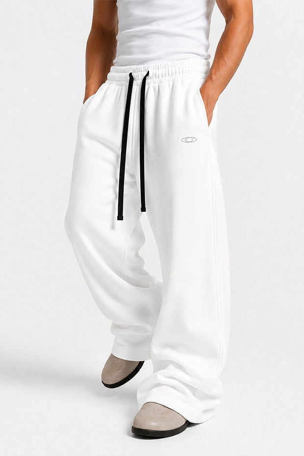 Tomatos Men's Wide-Leg Sweatpants | Oversized Fleece Pants