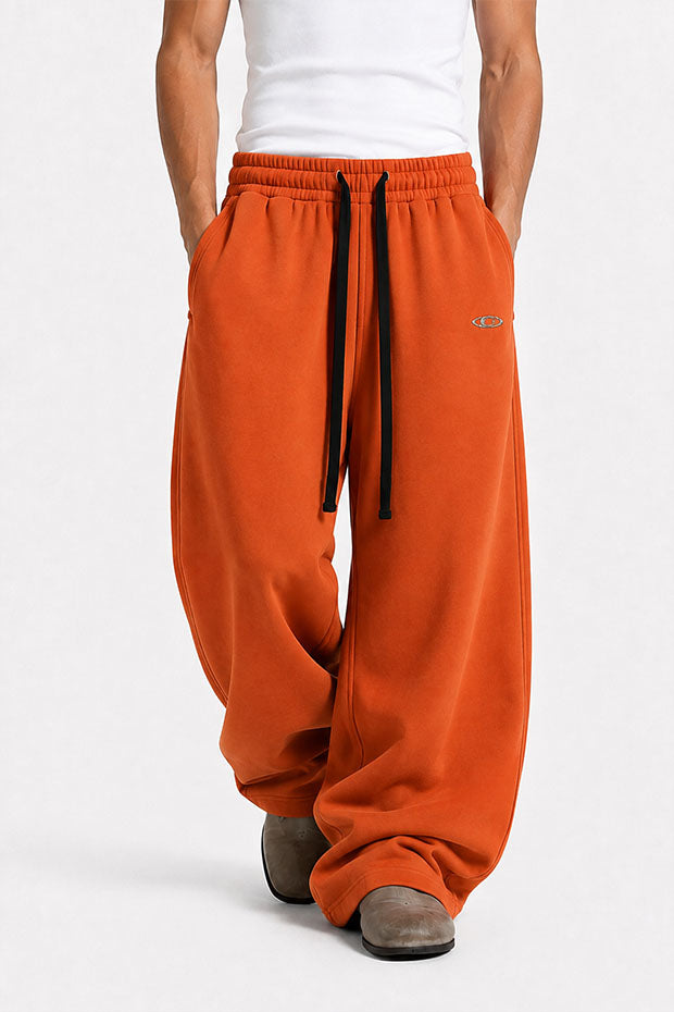 Tomatos Men's Wide-Leg Sweatpants | Oversized Fleece Pants