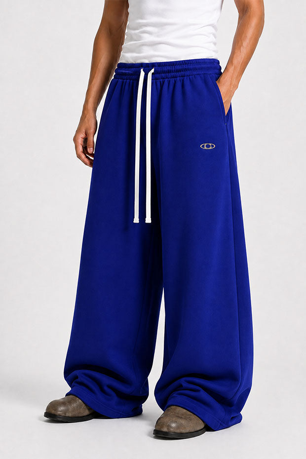 Tomatos Men's Wide-Leg Sweatpants | Oversized Fleece Pants