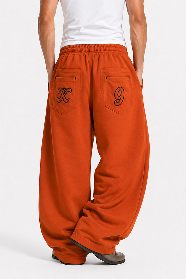 Tomatos Men's Wide-Leg Sweatpants | Oversized Fleece Pants
