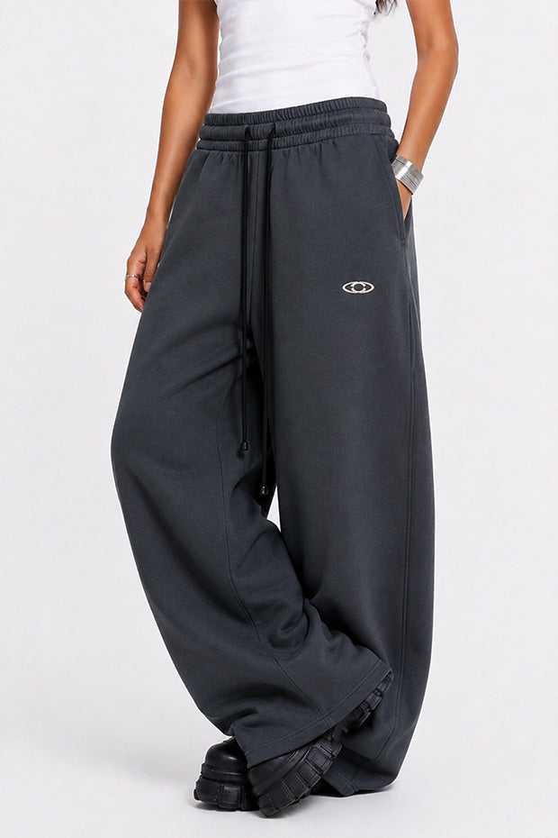 Tomatos Men's Wide-Leg Sweatpants | Oversized Fleece Pants