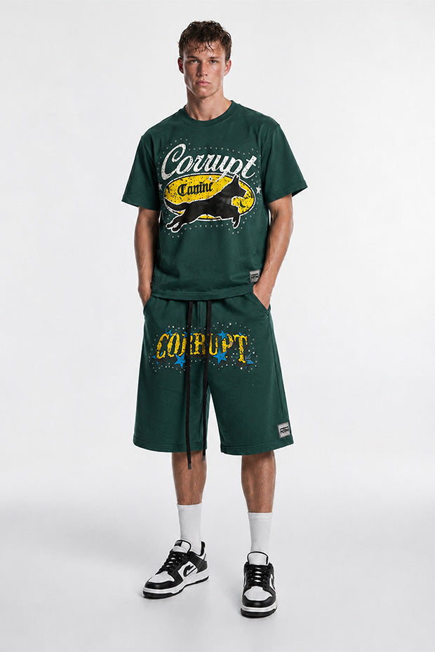 Tomatos Men's Wide-Leg Graphic Shorts | Sweat Shorts