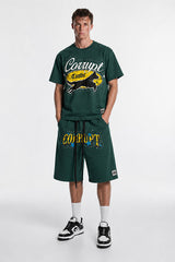 Tomatos Men's Wide-Leg Graphic Shorts | Sweat Shorts