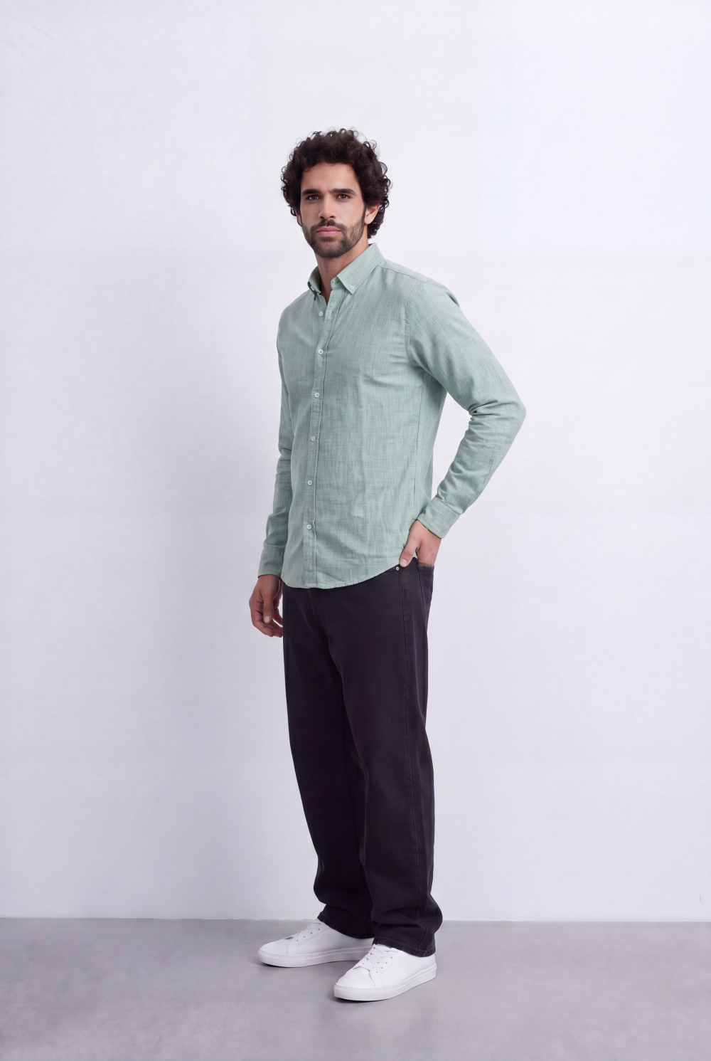 linen blend dress shirt Cubavera Men's 4-Pocket Guayabera Short Sleeve in Egret, Size Medium, Cotton Blend Finallya lightweight linen shirt built for warmer days Cubavera Men's Cross-Dyed Short-Sleeve Pintucked