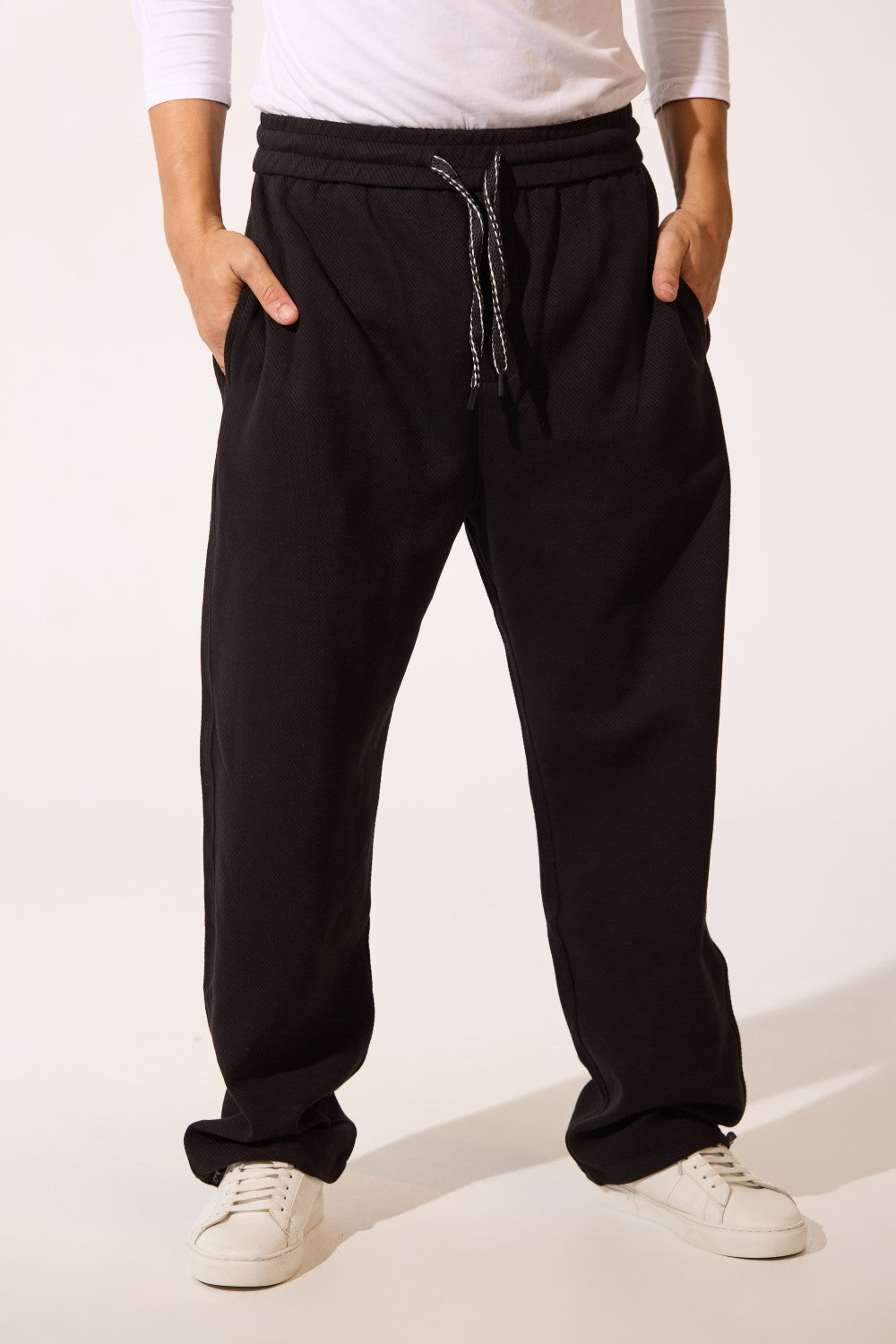 Basic Milton Wide Leg Men Sweatpants