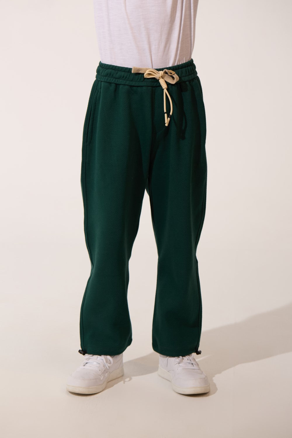 Basic Oversized Drawstring Boys Sweatpants