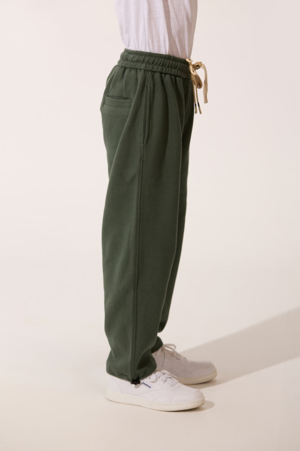 Basic Oversized Drawstring Boys Sweatpants