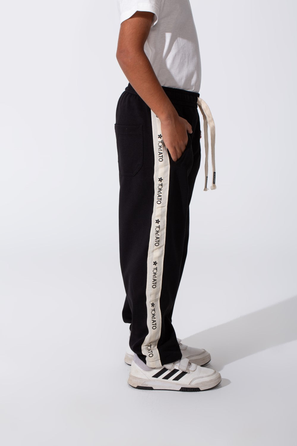 Side Tape Oversized Boy's Sweatpants