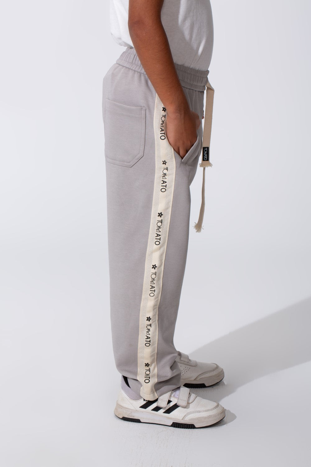 Side Tape Oversized Boy's Sweatpants