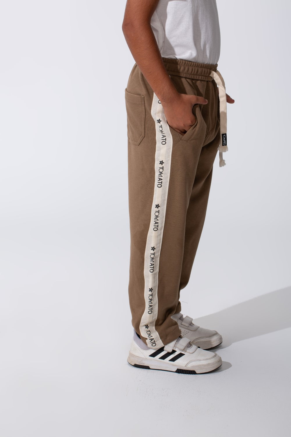 Side Tape Oversized Boy's Sweatpants