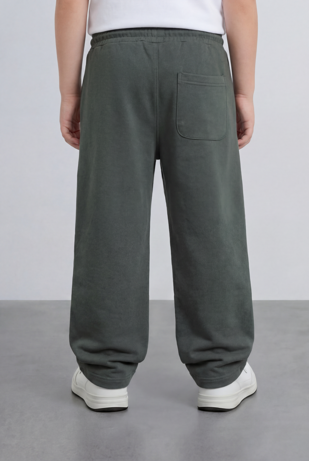 Boy's Oversize Sweatpants Embossed Side Logo