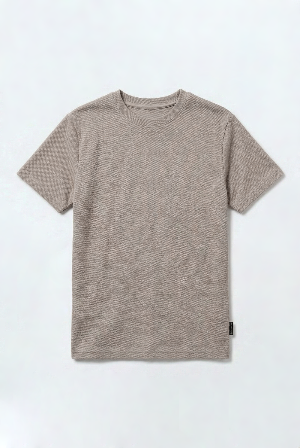 Men’s Micro Knit Surface Detail Versatile Slim Fit T-Shirt