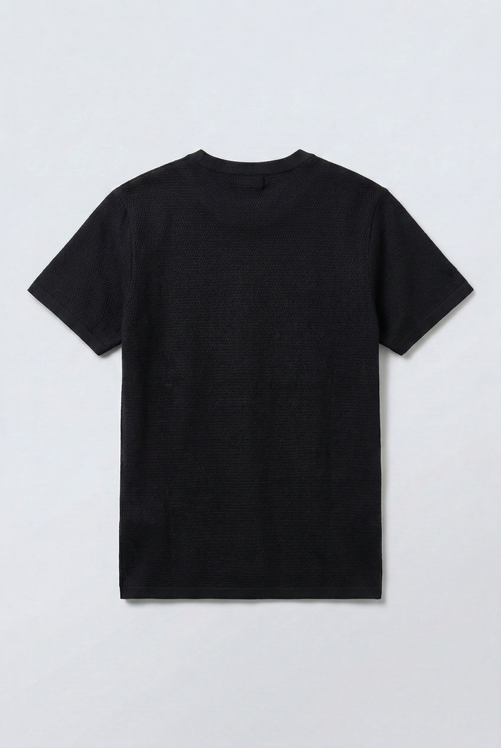 Men’s Micro Knit Surface Detail Versatile Slim Fit T-Shirt