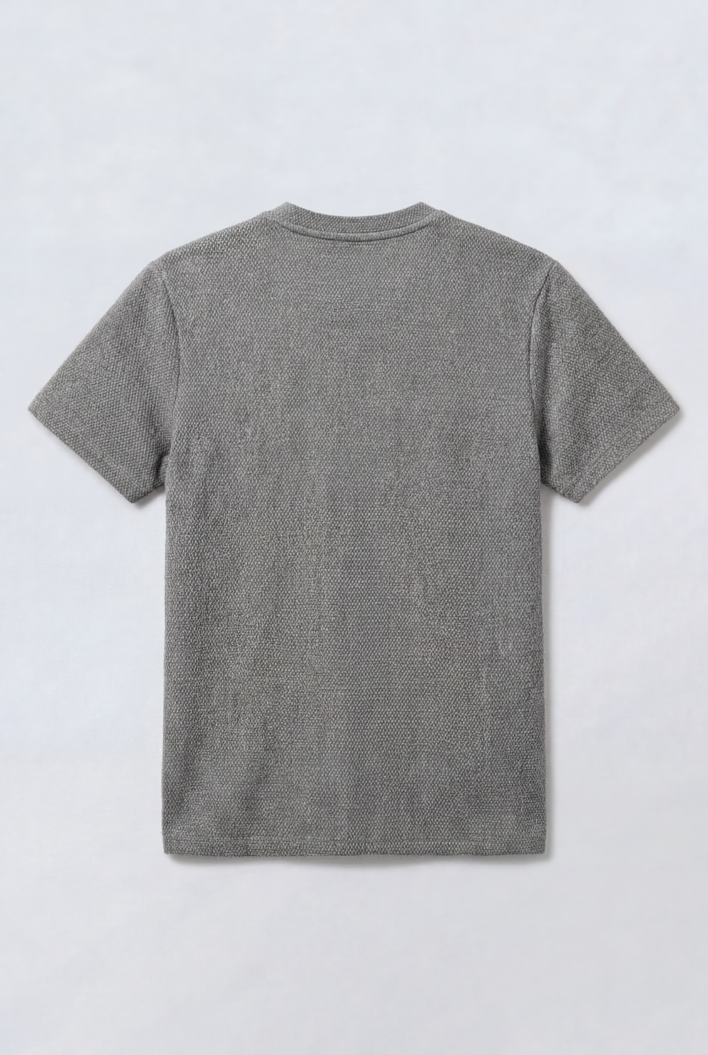 Men’s Micro Knit Surface Detail Versatile Slim Fit T-Shirt