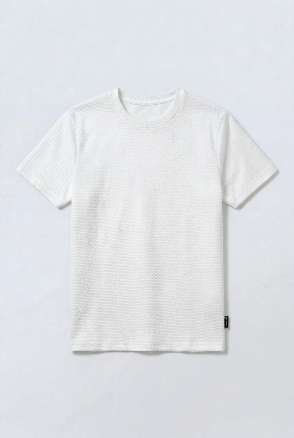 Men’s Micro Knit Surface Detail Versatile Slim Fit T-Shirt