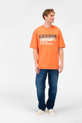 Men’s Graphic T-Shirt Typography Print Font Detail Oversize