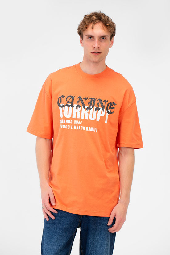 Men’s Graphic T-Shirt Typography Print Font Detail Oversize