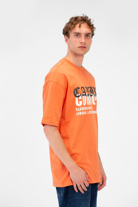 Men’s Graphic T-Shirt Typography Print Font Detail Oversize