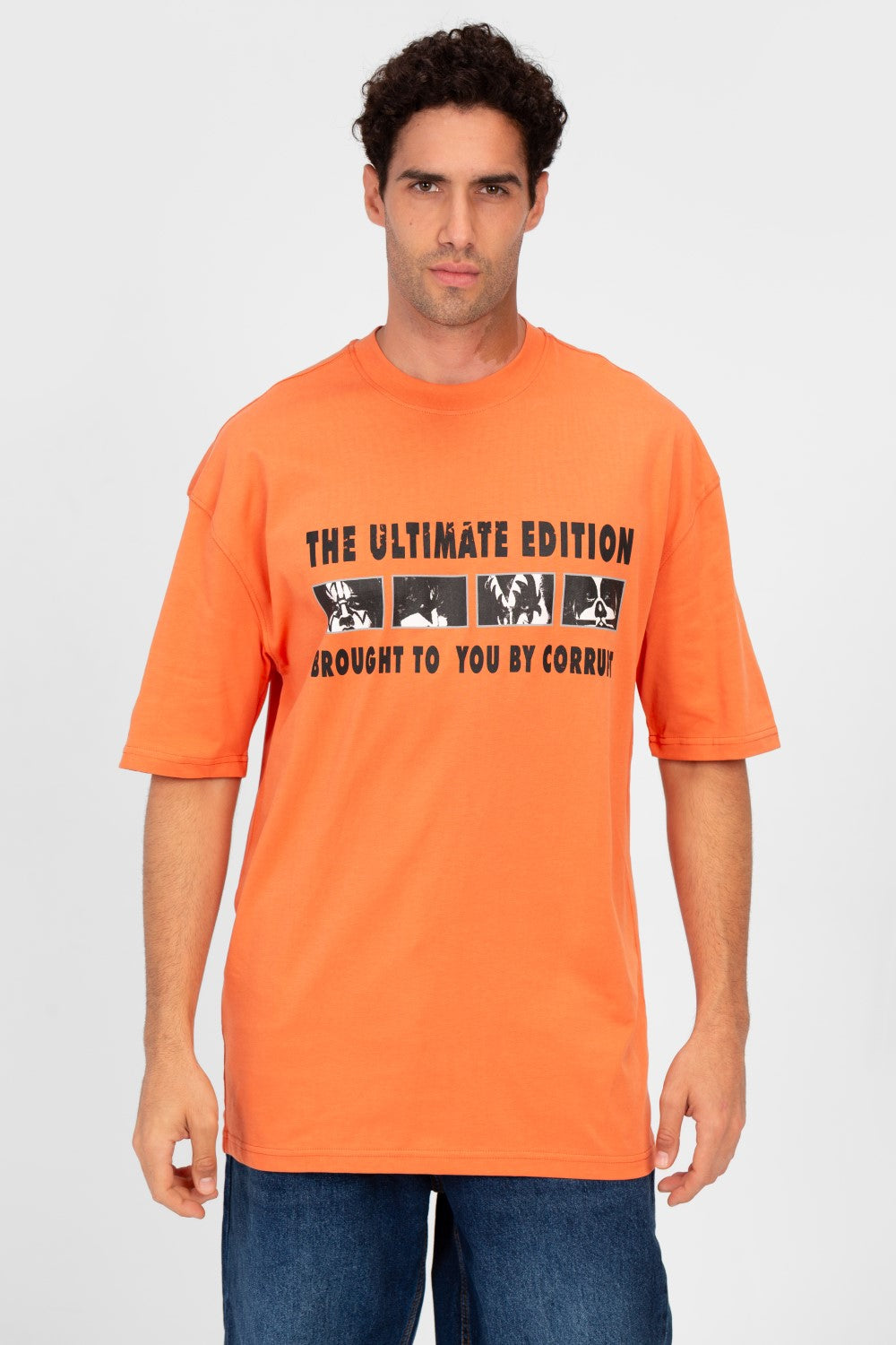 Men’s Oversized Graphic T-Shirt Front Print
