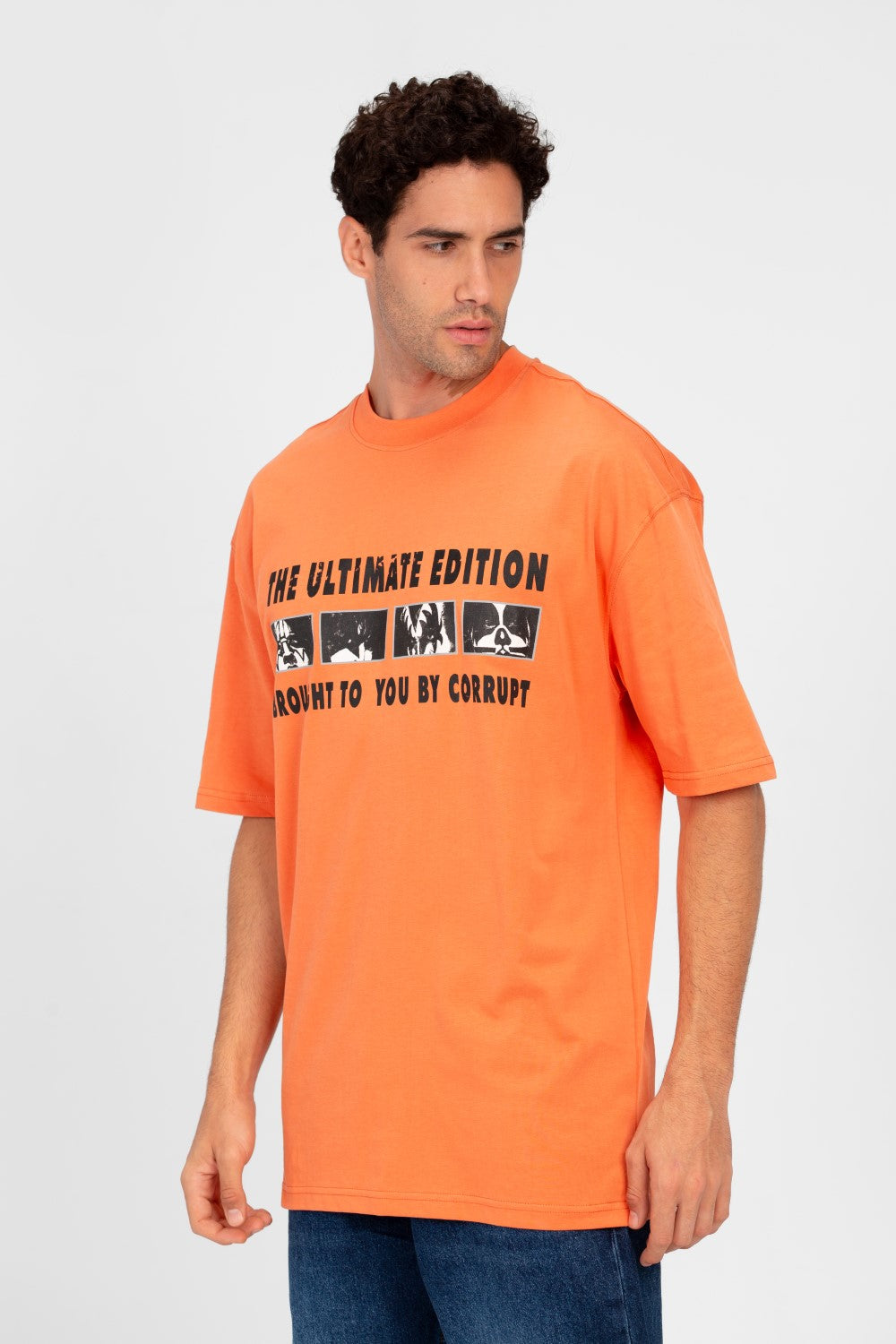 Men’s Oversized Graphic T-Shirt Front Print