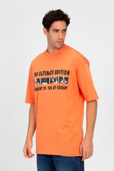 Men’s Oversized Graphic T-Shirt Front Print