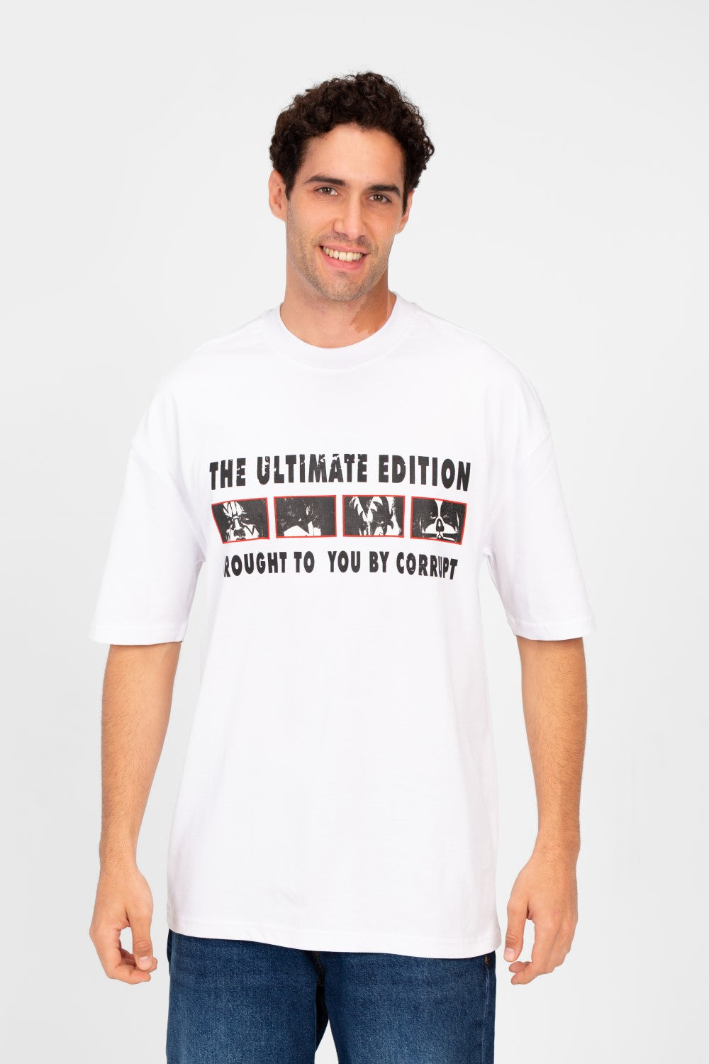 Men’s Oversized Graphic T-Shirt Front Print