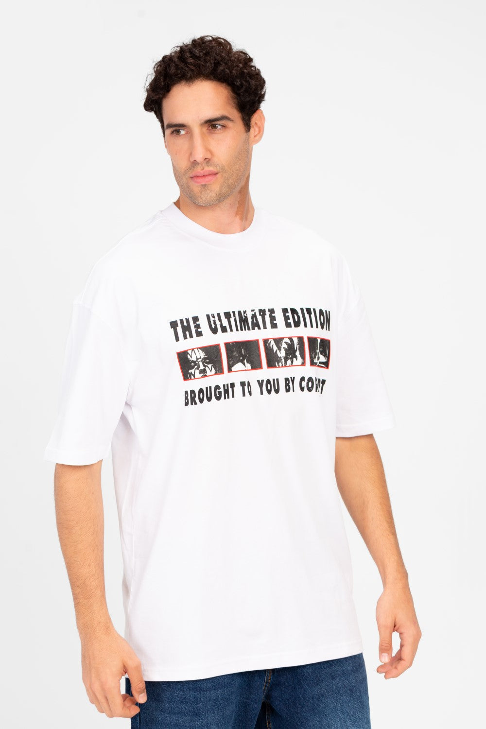 Men’s Oversized Graphic T-Shirt Front Print