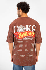 Men’s CK9 Mindset Print Flame Detail T-Shirt Oversize