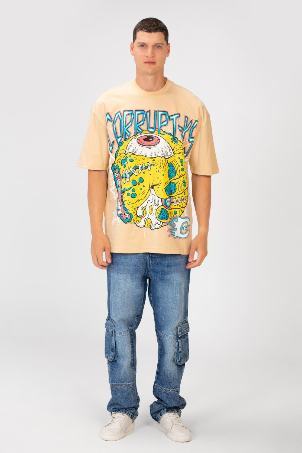 Men’s Street T-Shirt Front Back Statement Graphics
