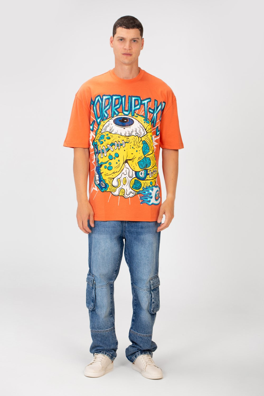 Men’s Street T-Shirt Front Back Statement Graphics