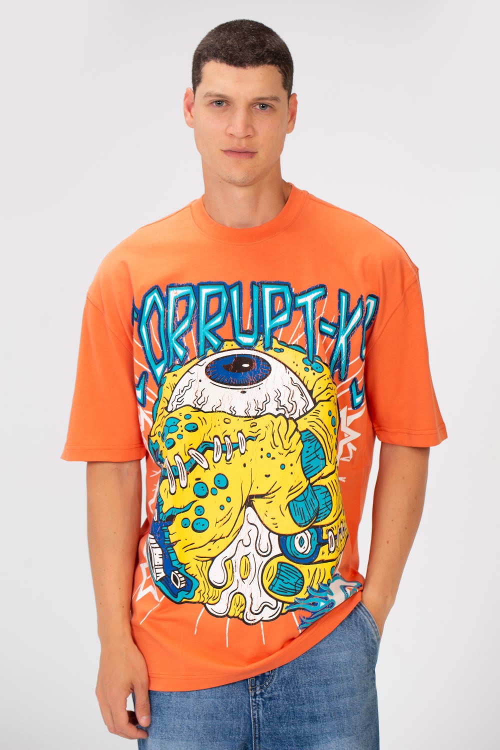 Men’s Street T-Shirt Front Back Statement Graphics