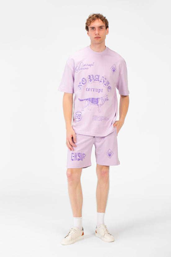 Men’s Multi Logo Gothic Detail CK9 T-Shirt