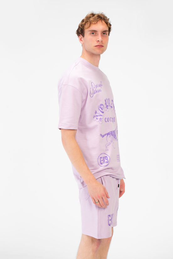 Men’s Multi Logo Gothic Detail CK9 T-Shirt