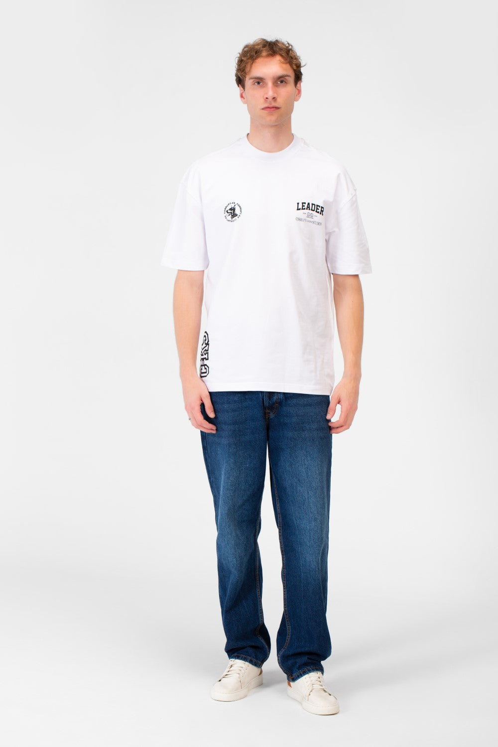 Men’s Back Graphic T-Shirt Oversized K9 Artwork