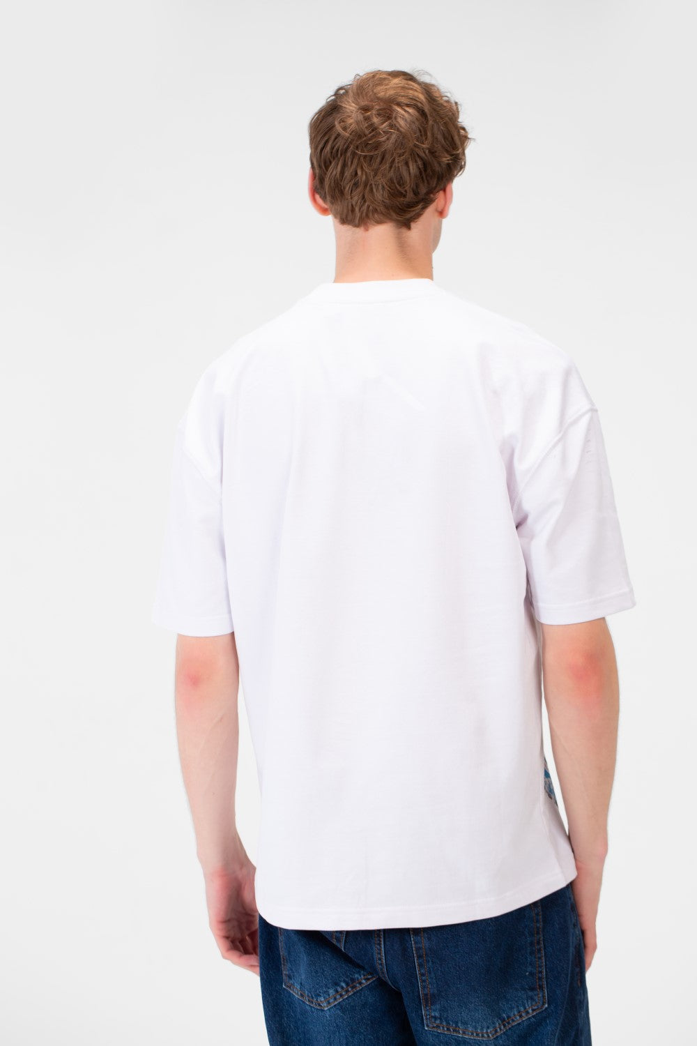 Men’s Oversized Fit T-Shirt Mixed Typography Artwork