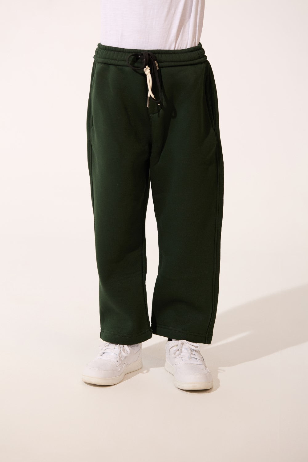 Elastic Waistband Oversized Basic Boys Sweatpants