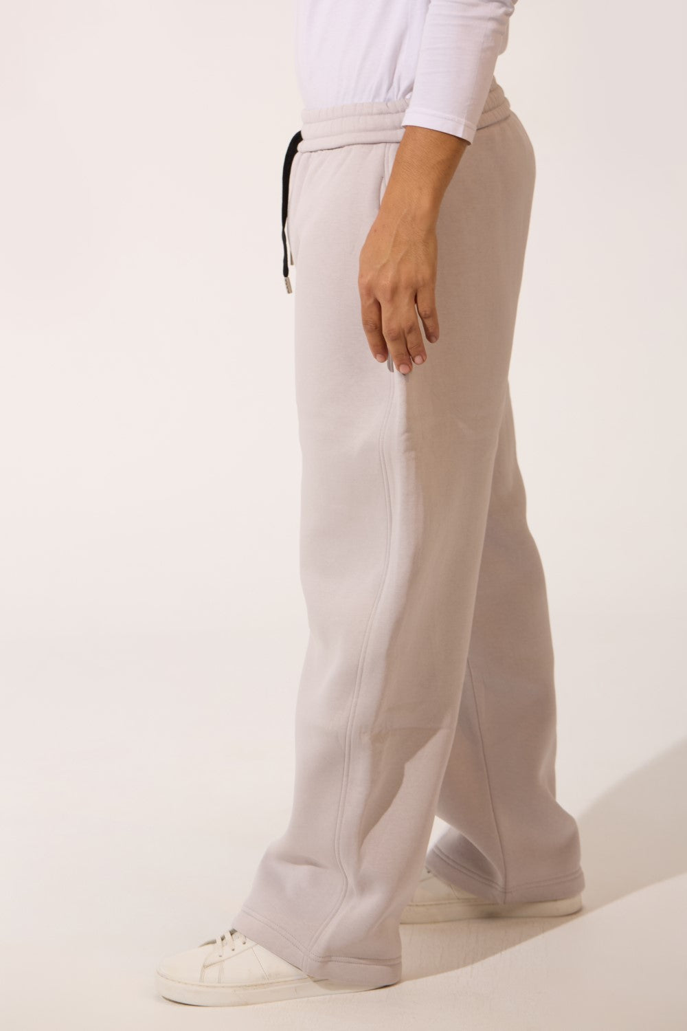 Back Pocket Oversized Melton Men Sweatpants