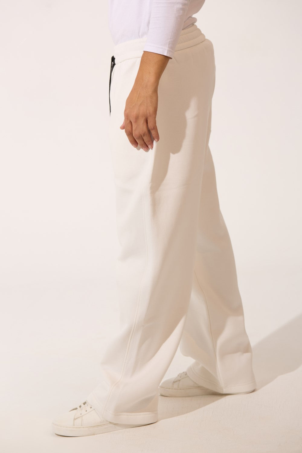 Back Pocket Oversized Melton Men Sweatpants